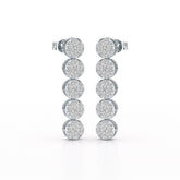 1.92 CT Diamond Designed Wedding Earrings - Jama Jewels